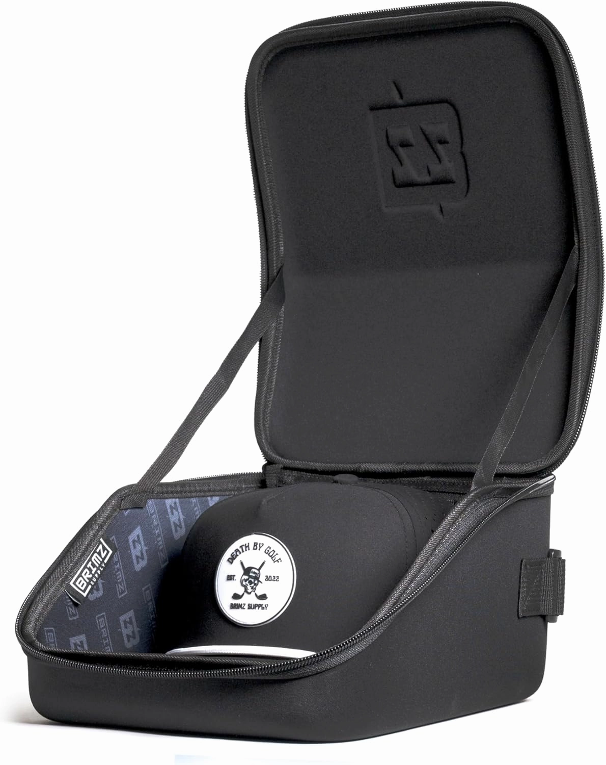 BRIMZ Golf Performance Hat - Tee Holder & Magnetic Ball Marker - Breathable, Sweat & Water Resistant Golfing Snapback Hat