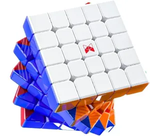 Bukefuno QY Toys Hong M Ball Core UV 5x5 Speed Cube X Man Hong 5x5 Magnetic 2024 Speed Cube Stickerless 5x5x5 Flagship (Ball-Core UV Coated)