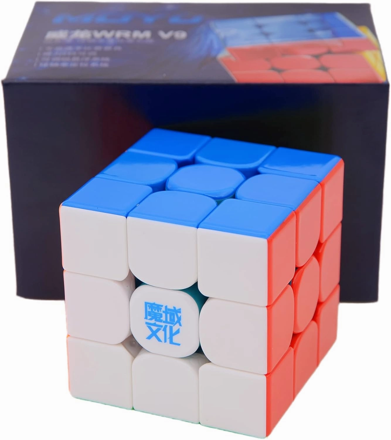 Bukefuno MoYu WeiLong WRM V9 MagLev Ball-Core UV 3x3 Version Magnetic Speed Cube WeiLong WR M V9 Ball-Core UV Stickerless Magic Puzzle 3x3x3 Cube WR M V9（WeiLong V9 Ball-Core UV Coated Version） Cubes