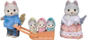 Calico Critters Husky Family - Set of 5 Collectible Doll Figures for Ages 3 