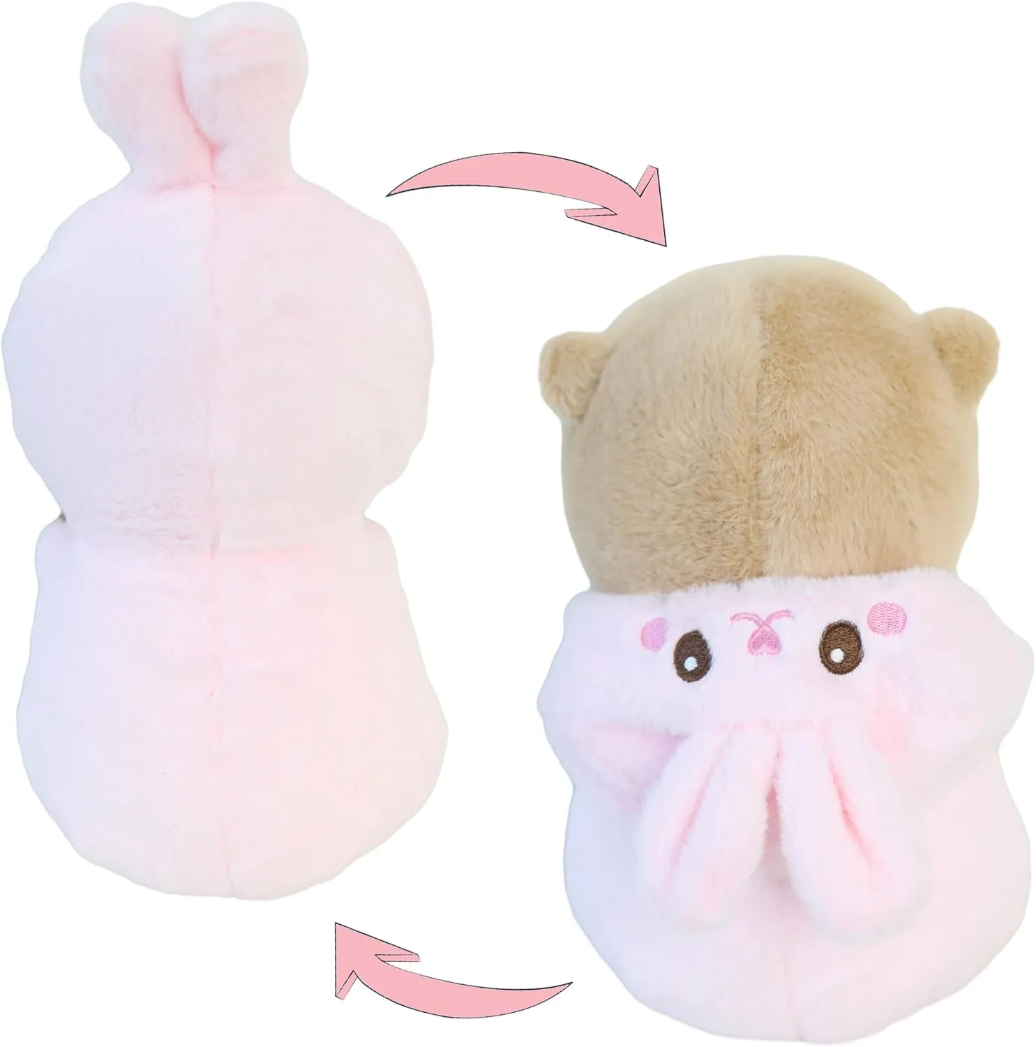 Capybara - Duckling Duck Stuffed Animal Capybara Wearing Pink Duck Costume Plushies Dressed as Cute Funny Plush Toys for Kids Stuffed Animals Gift for Lover 10 Inch