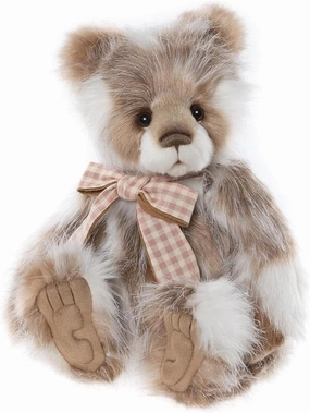 Charlie Bears - Kielder | 2024 Plush Collection, Teddy Bear, Forest Mini Series, Suitable for Ages 3 , Handmade, Collectable, Fully Jointed