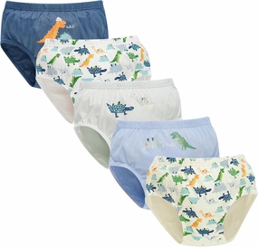 CHUNG Toddlers Little Boys 2-9Y Cotton Briefs Underwear Pack of 5/6 Car Dinosaur