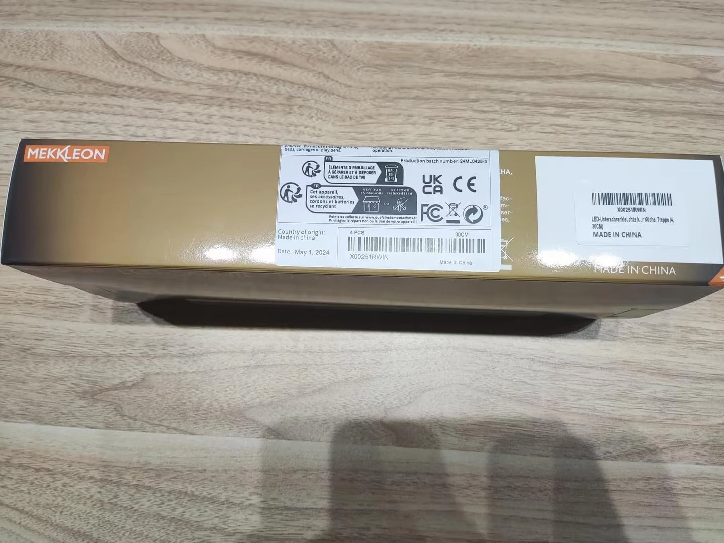 Closet Lights Wireless with Eye-Protection Design, Closet Motion Sensor Light with Remote and Magnetic, Rechargeable Motion Sensor Light with 3000/4000/6500K and Dimmable,Cabinet Lights with 90 CRI