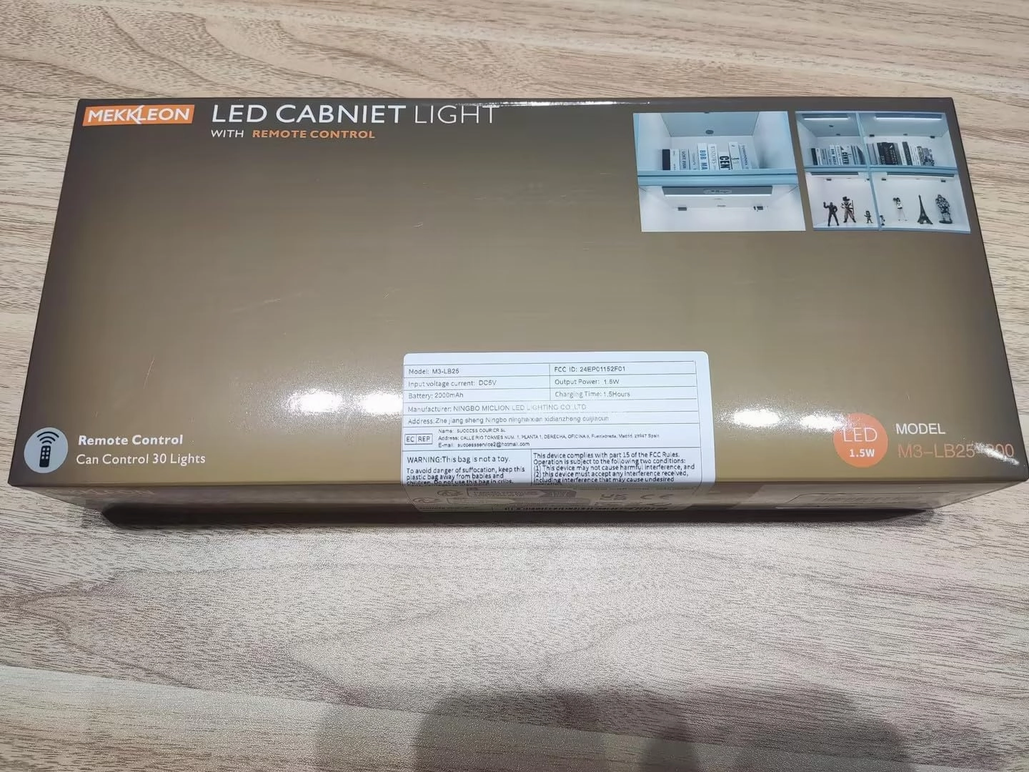 Closet Lights Wireless with Eye-Protection Design, Closet Motion Sensor Light with Remote and Magnetic, Rechargeable Motion Sensor Light with 3000/4000/6500K and Dimmable,Cabinet Lights with 90 CRI