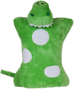 Cloudz Kids Super Soft N' Cuddly On Hand Animal Airplane Travel Pillow Pal! Keep Children Comfy and Supported with a Buddy While Traveling or just Resting at Home - Dinosaur