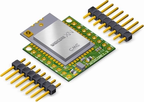 CME WIDI Core XN - Smart (BLE) breakout board that implements premium MIDI over Bluetooth Low Energy as developed by CME with external antenna connector and un-populated pin header
