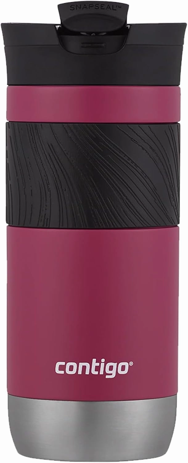 Contigo Byron 2.0 Thermo Mug, Stainless Steel Insulated With Snapseal Closure, Coffee to Go, 100% Leak Proof, Dishwasher Safe Lid, BPA Free, Keeps Warm up to 6 Hours, 470 ml