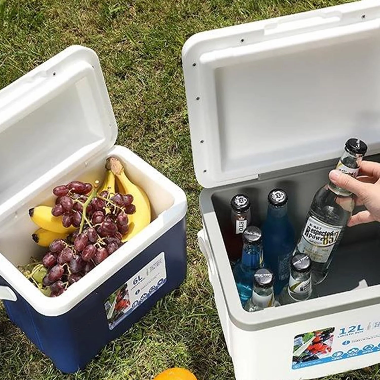 Cooler for MINI Aceman/Clubman/Cooper/Countryman/Concept Insulated Hard Ice Box Large High-Performance Storage Box Portable Cool Picnic Box Festival Camping Accessories,C-38 * 30.5 * 34.5cm