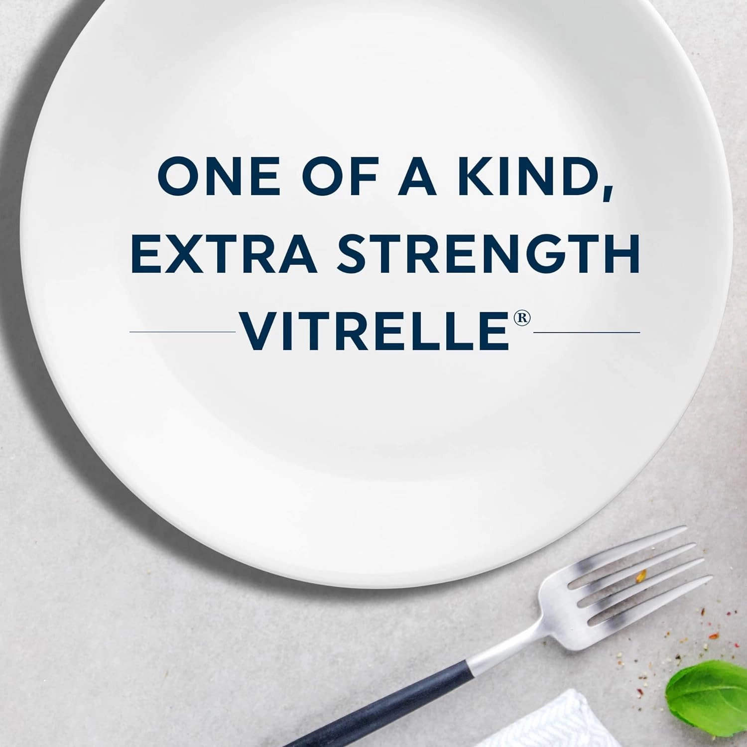 Corelle Vitrelle 4-PC Large 30-Oz Glass Meal Bowls Set, Service for 4, Compact Stack Bowls Set For Salad and Pasta, Microwave & Dishwasher Safe, White