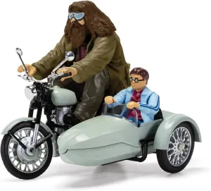Corgi Diecast Model Cars - CC99727 Harry Potter Hagrid's Motorcycle & Sidecar - Pre-Built Model Vehicles Toy, Classic Metal Die Cast Collectible, Auto Toys Models for Adults - Black