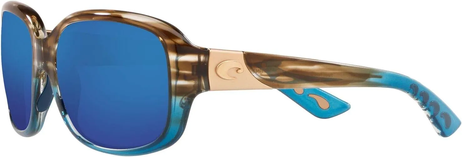 Costa Del Mar Women's Gannet Rectangular Sunglasses