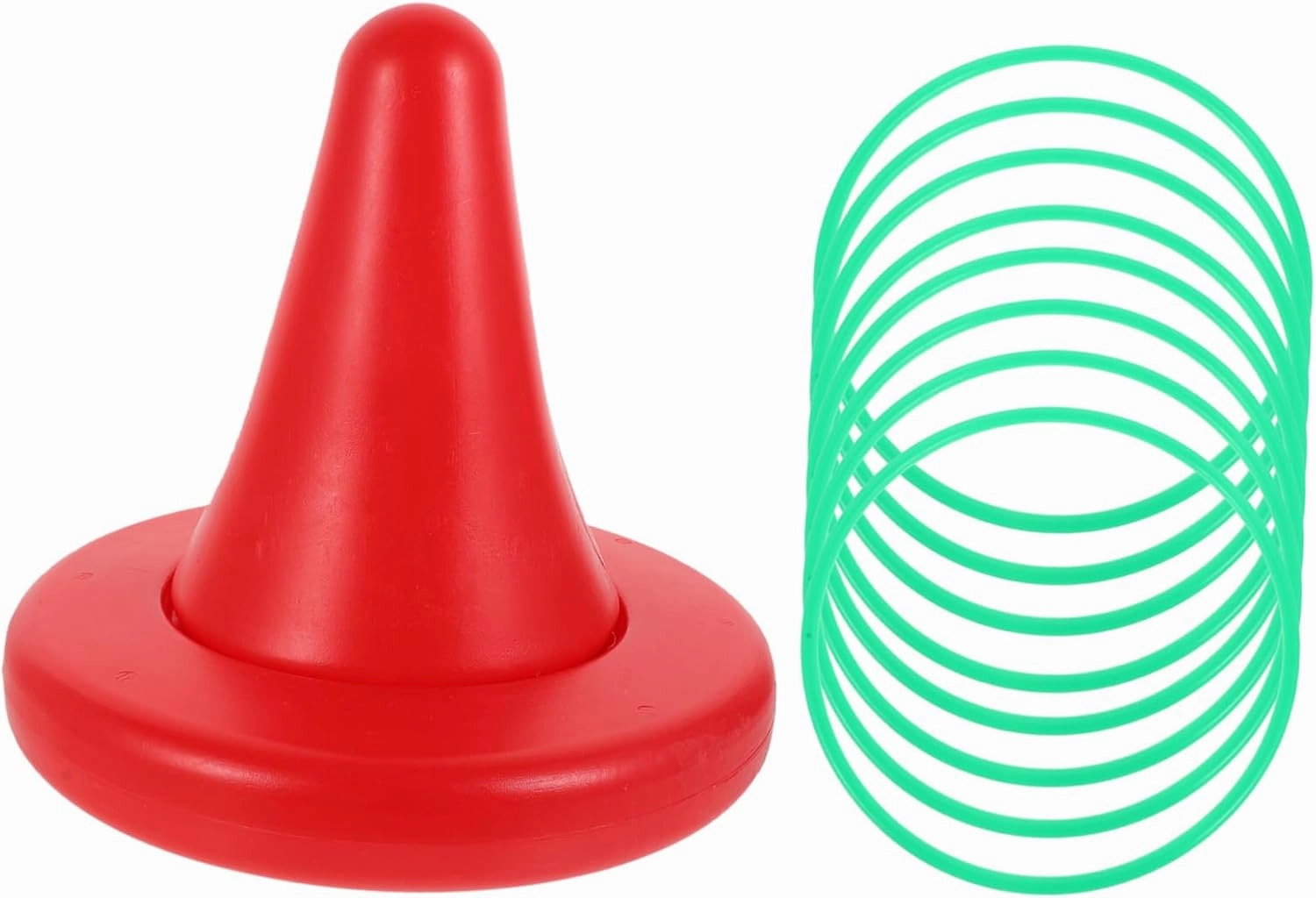 Creative Toss Game Prop of Single Legged Stool with Rings for Physical Training Balance Development and