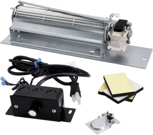 Criditpid FK24 Fireplace Blower Kit for Majestic, Martin, Temco, Vermont Castings, Northern Flam Fireplaces Parts, FK24 54103 Blower Fan Kit for Majestic 36bdvrrn 36bdvr 36bdvt 39bdvr, Rotom HB-RB65