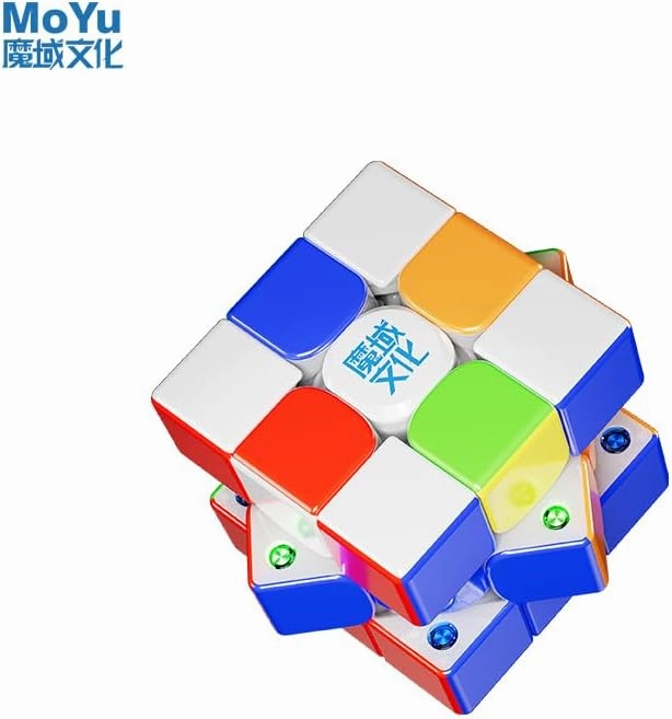 Cuberspeed MoYu WeiLong V11 3x3 Magnetic Speed Cube high Performance Flagship moyu 3x3x3 Magic Cube Puzzle Toys (MoYu WeiLong V11 8-Magnet Ball-Core UV)
