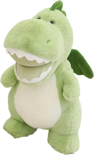 Cuddle Dragon Stuffed Animals Dragon Plush Toys Dragon Plushies Throw Pillow Dragon Hugging Dragon Soft Dragon Doll Gift for Kids and Lovers in Christmas, Valentine's Day (Green, 14 Inch)