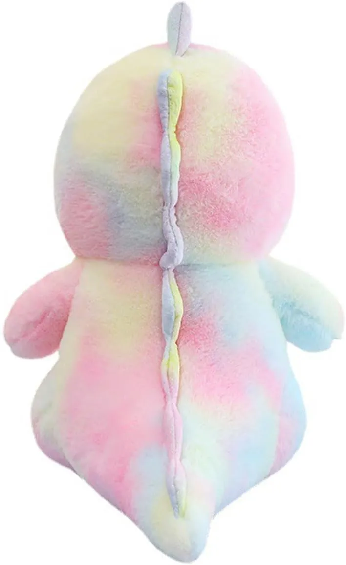 Cuddly Big Soft Toys Plush Rainbow Dinosaur Stuffed Animals Toy Doll, Dinosaur Plushie Toys Best Birthday Christmas Great Anniversary Fiesta Valentine Gifts for Children Kids Baby Toys(Pink,18 Inch)
