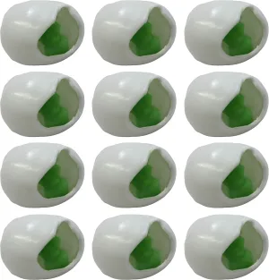 Curious Minds Busy Bags Bulk - 12 Hatching Dinosaur Egg Squeeze Stress Ball - Squishy Toy - Sensory