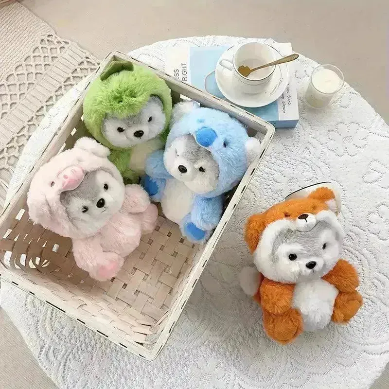 Cute Cosplay Husky Pup Soft Plushie