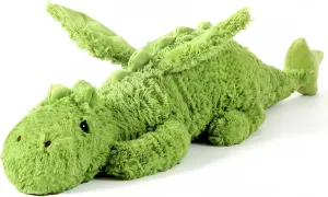 Cute Lucky Dragon Plush Pillow,Soft Flying Dragon Stuffed Animals-26.5inch Large Kawaii Dragon Animal Plushies Toy,Perfect for Adults and Children,Green