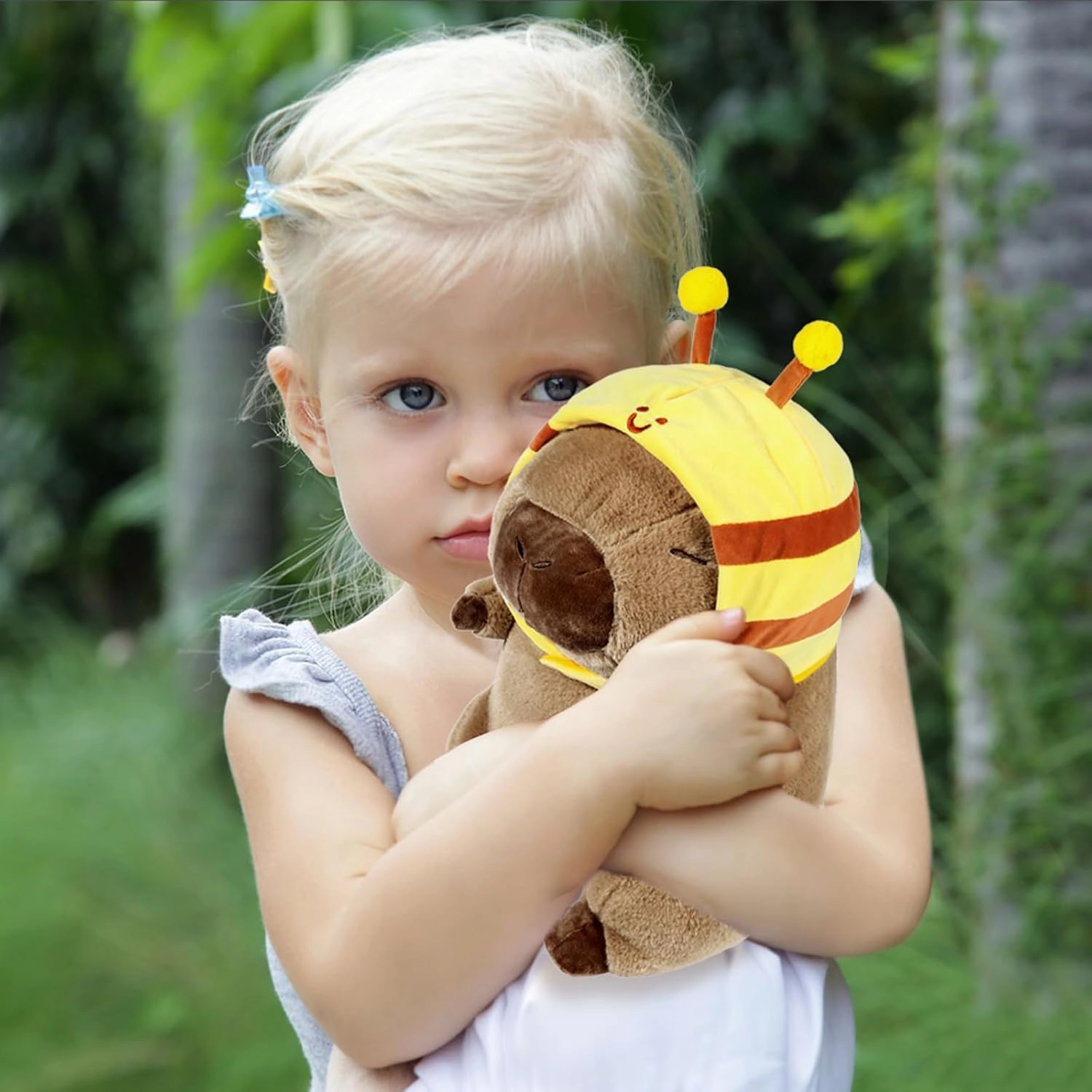 Cute Capybara Plush with Turtle Backpack Soft Capybara Stuffed Animals Capybara Hugging Gifts Capybara Doll Pillow for Kids Girls Toys (Turtle Capybara Brown 15.75 inch)