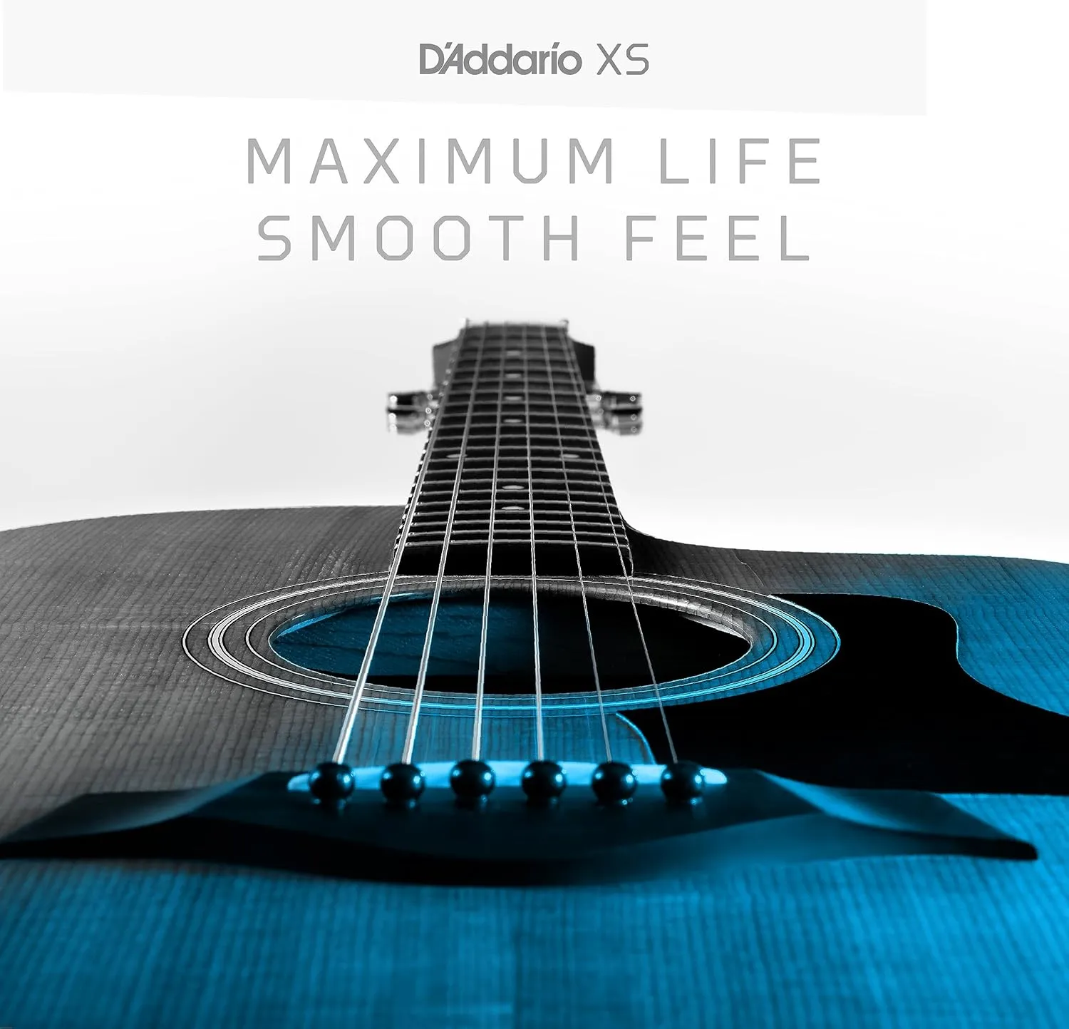D'Addario Guitar Strings - XS Nickel Coated Electric Guitar Strings - XSE1046 - Maximum Life with Smooth Feel & Exceptional Tone - For 6 String Guitars - 10-46 Regular Light