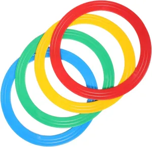 DECHOUS Professional Juggling Rings Circus Props Set Acrobatic Hand Skills Ring