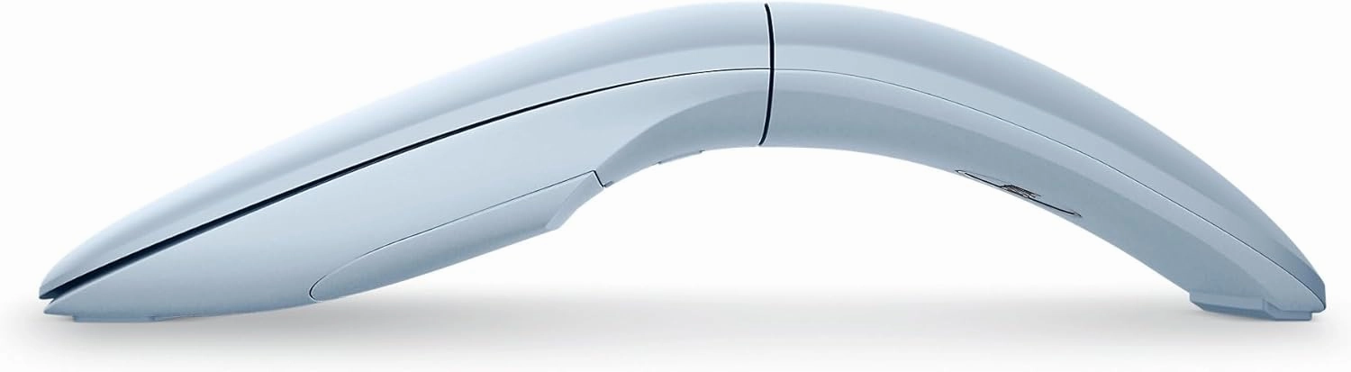 Dell MS700 Bluetooth Travel Mouse - Bluetooth 5.0/Dell Pair/Microsoft Swift Pair Connectivity, Adjust DPI up to 4000, Optical LED Sensor, Touch Scroll with latest Touch Controller - Misty Blue