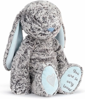 DEMDACO Benjamin Bunny You are So Very Loved Soft Blue 12 inch Plush Fabric Figure Toy