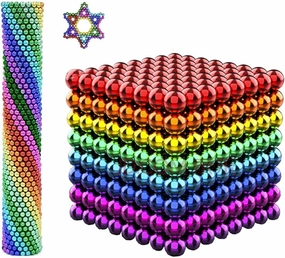 Desk Fidget Toys Set, 230PCS-5MM Fidget Toys for Adults, Desk Fidgets Toys for Office Stress,Adults Beads Putty Toy Slime (5MM-C3)