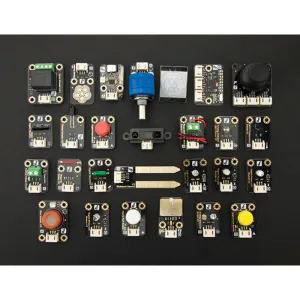 DFRobot 27-Piece Gravity Sensor Set for Arduino - Electronic Kit - Unisex - Electronics hobbyists and beginners - STEM - Teen, Young Adult