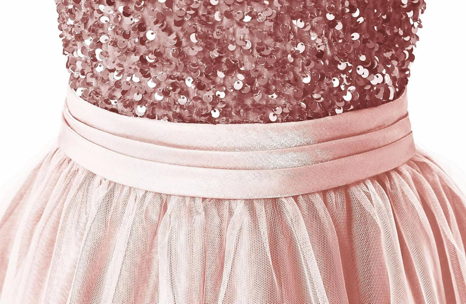 dideyttawl Short Flower Girls Dress Short Sleeves Velvet Sequin Top Tulle Skirt Round Neck Junior Bridesmaid Dresses