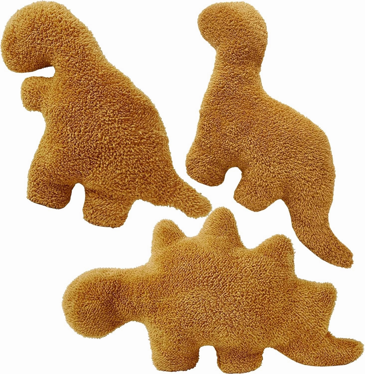 Dino Chicken Nugget Pillow Set 16in 3PCS