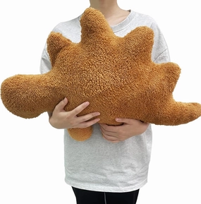 Dino Nugget Pillow, 24 inch Large Soft Dinosaur Nuggets Pillow for Birthday Gifts, Dinosaur Theme Party Decorations (Stegosaurus,Large)
