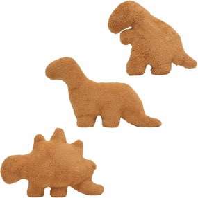 Dino Nugget Plush,3 Pcs Dino Nugget Pillow Stuffed Toy, Funny Dino Chicken Nuggets Pillow Gifts for Kids Adults Girlfriend Christmas