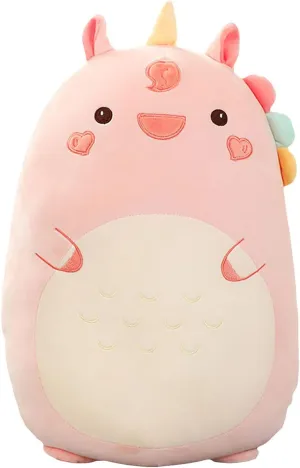 Dinosaur Stuffed Animal Plush Pillow, Soft Hugging Pillow Cute Dinosaur Plush Toy Sleeping Cushion (Unicorn, 60cm/23.62in)