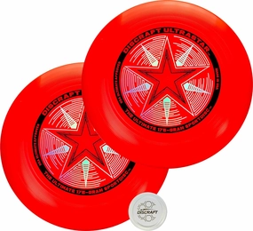 Discraft Ultrastar Ultimate Discs 1 & 2 Packs, Standard Size, for Competitive & Casual Play