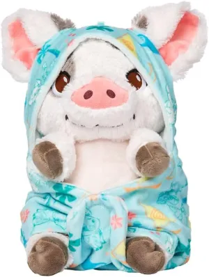 Disney Store Official Babies Collection: Pua Plush in Swaddle with Detailed Plush Features - Official Soft_Toy - Stuffed Animals for Babies - Perfect for Fans & Kids