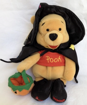Disney Mini Bean Bag 2000 Witch Pooh 8" Plush Bear