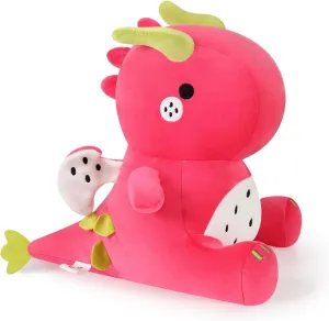 Ditucu Cute Dragon Fruit Dinosaur Plush Dino Stuffed Animal Plushies Toys Soft Dolls Birthday Gifts for Kids Girls Boys Red 10 inch