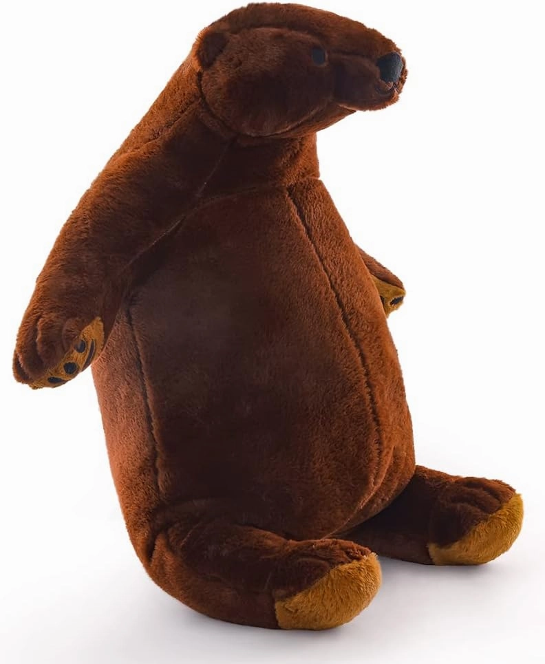 Djungelskog Bear Giant Simulation Bear Toy Stuffed Animal Plush Doll Huge Cuddly Brown Teddy Bear for Home Decoration Valentine's Birthday Gift, 23.6 in/60 cm