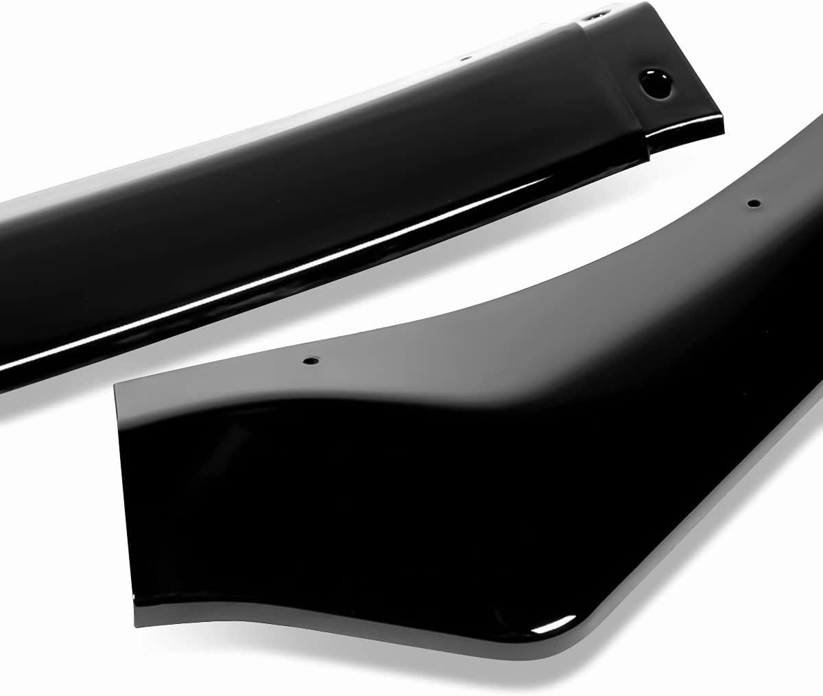 DNA MOTORING 3PCS STI-Style Car Front Bumper Lip Compatible With 18-20 Subaru Legacy, Gloss Black, 2-PU-546-PBK