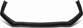 DNA Motoring ZTL-Y-0233 3Pc CS-Style Front Bumper Lip Splitter Trim Protection Under Chin Spoiler Compatible with 15-20 WRX STI Sedan,Gloss Black