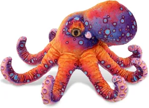 DolliBu Octopus Stuffed Animal - Huggable Octopus Plush, Adorable Playtime Octopus Plush Toy, Cute Sea Life Animal Cuddle Gifts, Super Soft Plush Doll Animal Toy for Kids and Adults - 15 Inches