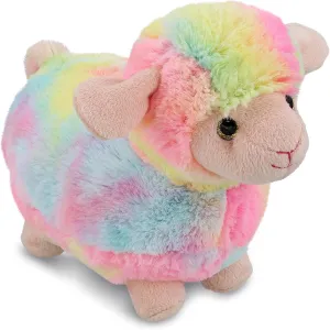DolliBu Rainbow Sheep Stuffed Animal – Soft Huggable Sheep Stuffed Toy, Adorable Playtime Fantasy Plush Toy, Cute Cuddle Gifts for Kids and Adults – 8 Inch