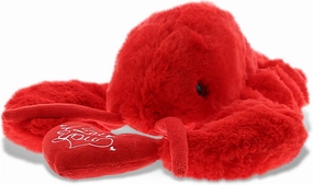DolliBu I Love You Valentine Plush Elegant Red Lobster - Cute Stuffed Animal with Red Heart and Name Personalization Gift for Valentines Day, Birthday, Anniversary, Romantic Date - 14 Inches