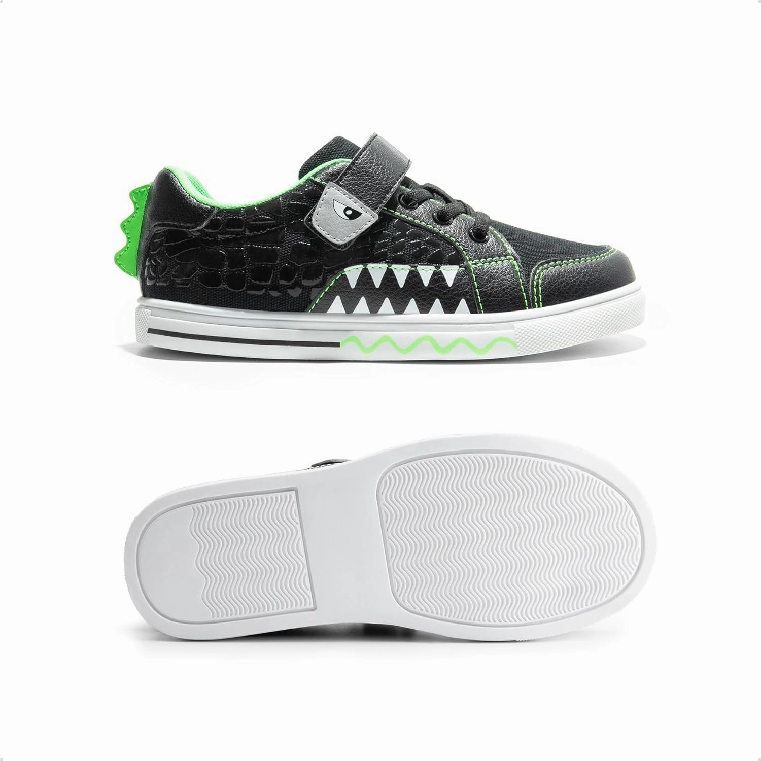 DREAM PAIRS Boys Sneakers Little Kids Toddler Shoes Storybook Causal Walking Shoes Non-Slip with Hook and Loop