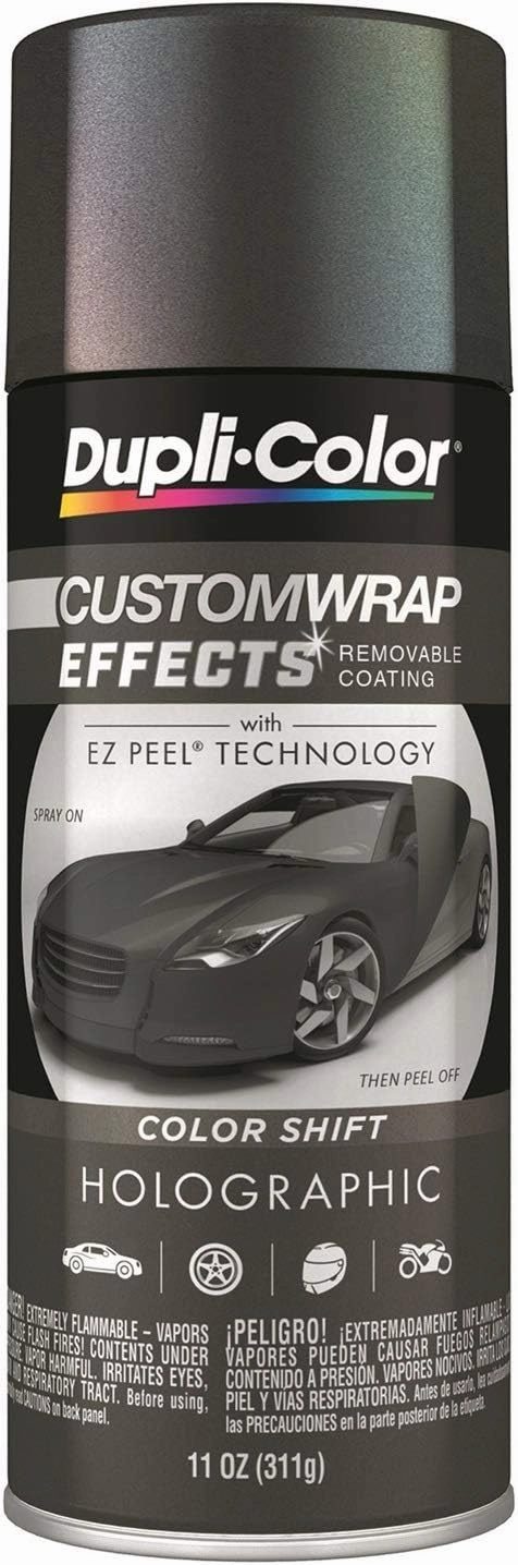 Dupli-Color ECWRC8167 Custom Wrap Effects Removable Automotive Paint - Holographic Spray Paint - 11 oz. Aerosol Can