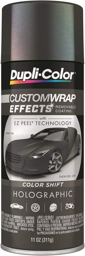Dupli-Color ECWRC8167 Custom Wrap Effects Removable Automotive Paint - Holographic Spray Paint - 11 oz. Aerosol Can
