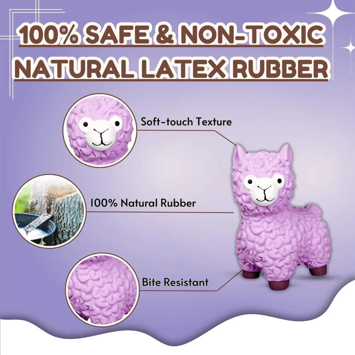 Durable Pet Toy for Dogs Alpaca Teething Chew Toy Puppy Teething